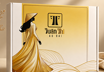 Hộp nắp gài thời trang - Áo Dài Tuấn Thi
